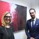 Izložba slika Valentine Kvesić iz Wiesbadena otvorena u Frankfurtu