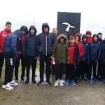 Mladi U-14 hrvatski nogometaši iz Njemačke, Austrije, Švicarske i Švedske s generalom Glasnovićem u Vukovaru