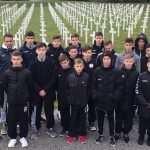 Mladi U-14 hrvatski nogometaši iz Njemačke, Austrije, Švicarske i Švedske s generalom Glasnovićem u Vukovaru