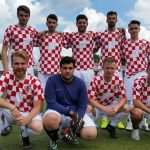 (NOVE FOTO) Posavina Frankfurt osvojila Croatia Cup, junak finala vratar Posavine Danijel Pavić