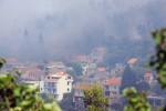 SPLIT JE OBRANJEN 'Vatrogasci su uspjeli obraniti grad od vatrene stihije. Sve je pod kontrolom...' Veliki požar u Sitnom Donjem pokraj Srinjina. Foto: Mario Strmotić