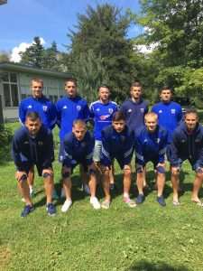 Gornji red:  Bojan Lukić, Andrej Šimić, Aleksandar Radović, Josip Pajić, Niko Škugor Donji red: Zoran Milovac, Đorđe Ivelja, Dušan Tešić, Damir Ćavar, Ivan Prskalo 
