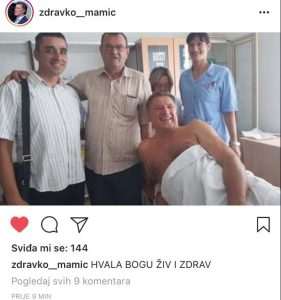 zdravko mamic iz bolnice