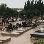 VIDEO Zadar se bori s poplavama: potopljena vozila Hitne pomoći, voda nosi križeve s grobova...
