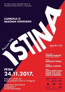 Istina Vedrana Mlikote u Dietzenbachu - treba li uvijek govoriti istinu ili je katkad bolje lagati? PlakatNovi