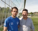 'Dan Marsonie' na stadionu u Frickenhausenu: Goste očekuje zabava do kasno u noć Anton Videtič (desno) i Adrian Ilić. Foto: Fenix-magazin/B. Žepić