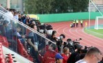 Mmnoštvo snimatelja i novinara pratilo je trening reprezentacije/Foto: Hina
