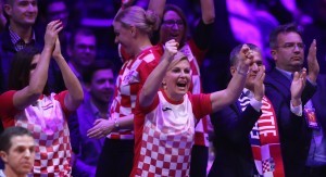 Marin Čilić: Sretan sam što sam igrao tako dobro, osjećam se kao prvak svijeta! Nikolina Babić, Kolinda Grabar-Kitarović, Goran Marić / Foto: HINA