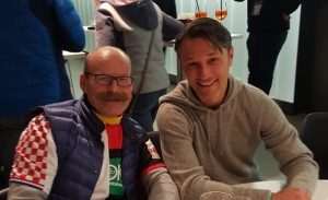 Hrvatski zet Leon Flanz i trener Bayerna Niko Kovač/Foto: Fenix-magazin