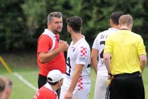 Robert Michnia, lijevo, trener Croatije Reutlingen/Foto:Fenix(Bono Žepić)