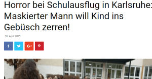 O napadu pišu lokalni mediji u Karlsruheu