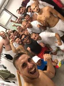 Igrači Posavine Basel nakon pobjede u gostima / Foto: Fenix