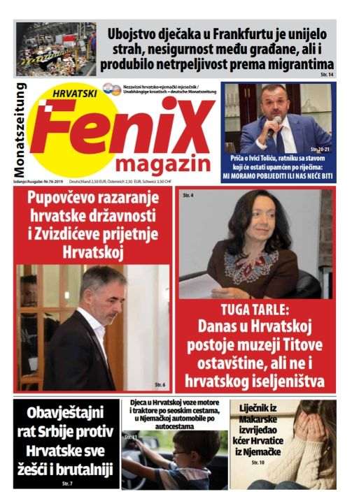 NOVI BROJ FENIX MAGAZINA: Sve o ubojstvu dječaka u Frankfurtu, djeci koja luduju vozilima po cestama, Hrvatici iz Stuttgarta koja se vraća u domovinu... najava 771