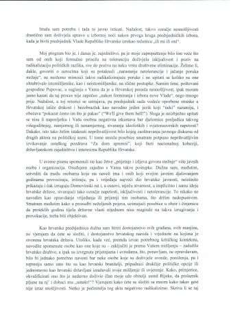 PREDSJEDNICA UPUTILA PISMO PUPOVCU: Pozorno pratim njegove javne istupe u kojima na zlonamjeran način kritiza Hrvatsku PREDSJEDNICA UPUTILA PISMO PUPOVCU: Pozorno pratim njegove javne istupe u kojima na zlonamjeran način kritiza Hrvatsku