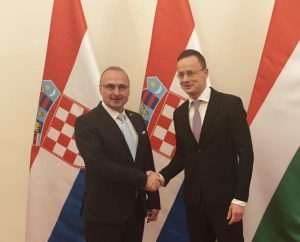 Peter Szijjarto i Ministar Grlić Radman
