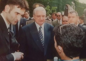 Miros Kovač sa predsjednikom dr. Franjom Tuđmanom / Foto: Facebook
