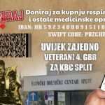 Humanitarna akcija "Uvijek zajedno": Veterani 4. gardijske brigade prikupljaju novac za KBC Split