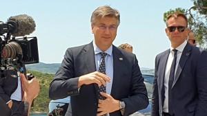 Andrej Plenković na Pelješcu / Foto: Hina 