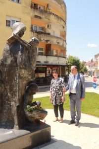 Zdravka Bušić i gradonačelnik Ljubuškog Nevenko Barbarić / Foto: Fenix