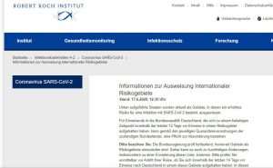Institut Robert Koch danas objavio novi popis