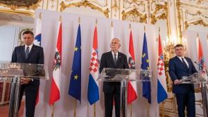 Pahor, Van der Bellen i Milanović / Foto:Fenix (Zoran Cindrić)
