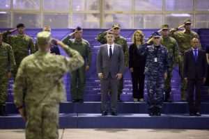 Predsjednik Milanović na dočeku pripadnika HV-a iz Afganistana / Foto: Hina