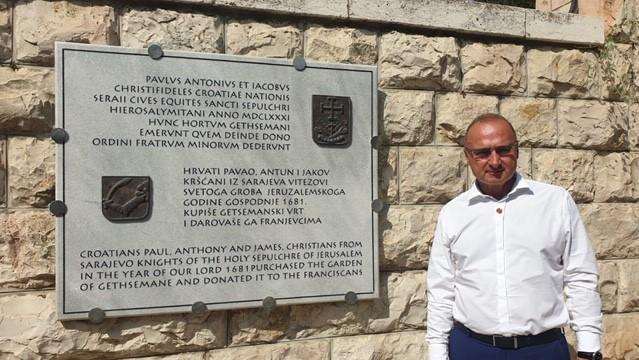 Ministar Grlić Radman započeo posjet Državi Izraelu susretom s hrvatskim franjevcima u Jeruzalemu Jeruzalem GGR (3)
