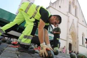 Lubenice na Markovu trgu u Zagrebu / Foto: Hina