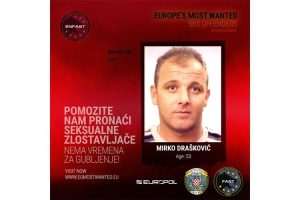 EUROPOL OBJAVIO FOTOGRAFIJE: Na listi najopasnijih seksualnih predatora u Europi i Hrvat, u bijegu je od 2010. Foto; MUP RH