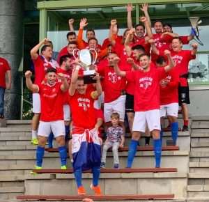 Kup utakmice u WFV: Croatia Reutlingen posrnula, ostali idu dalje Igrači Croatie Bietigheim sa osvojenim Kupom prošle godine