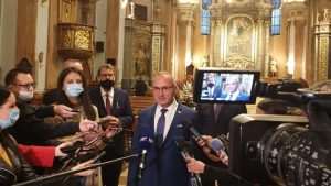 Ministar Gordan Grlić Radman u Katedrali u Subotici / Foto: Fenix (MVEP)