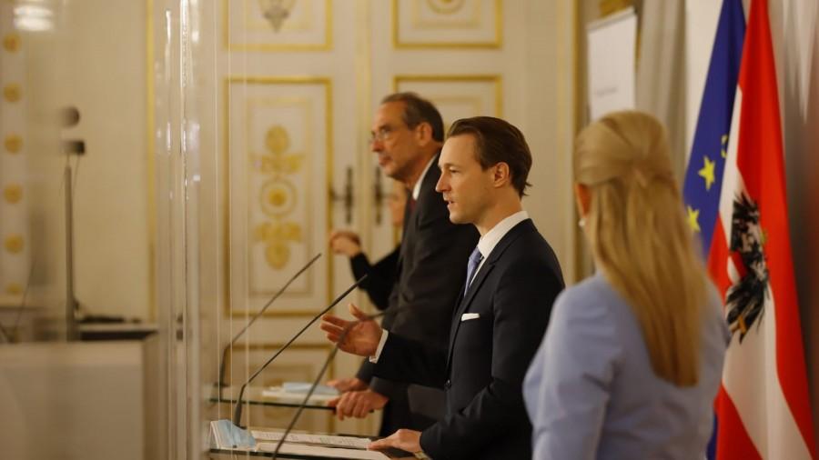 DRŽAVNA POMOĆ: Austrijski ministri o ponovnom „zatvaranju“ Austrije i obeštećenju pogođenih „tvrdim lockdownom“ Austrija_ministri_ZoranCindric