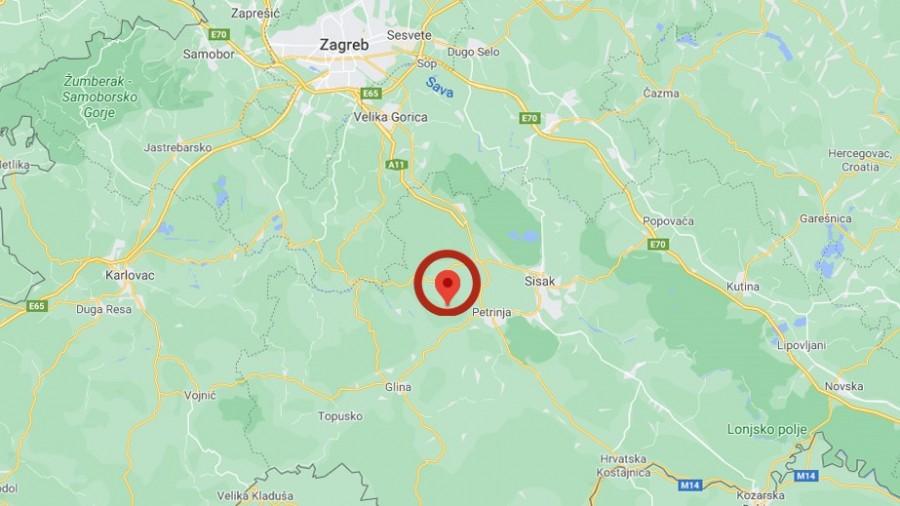 JUTROS U 6,28 SATI: Potres jakosti 5,2 pogodio okolicu Zagreba, epicentar 12 km od Siska, a nedaleko od Petrinje Potres jakosti 5,2 pogodio je u ponedjeljak ujutro sjeverozapadni dio Hrvatske s epicentrom 12 kilometara jugozapadno od Siska / Foto: Hina