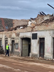 Razrušena Petrinja / Foto: Fenix