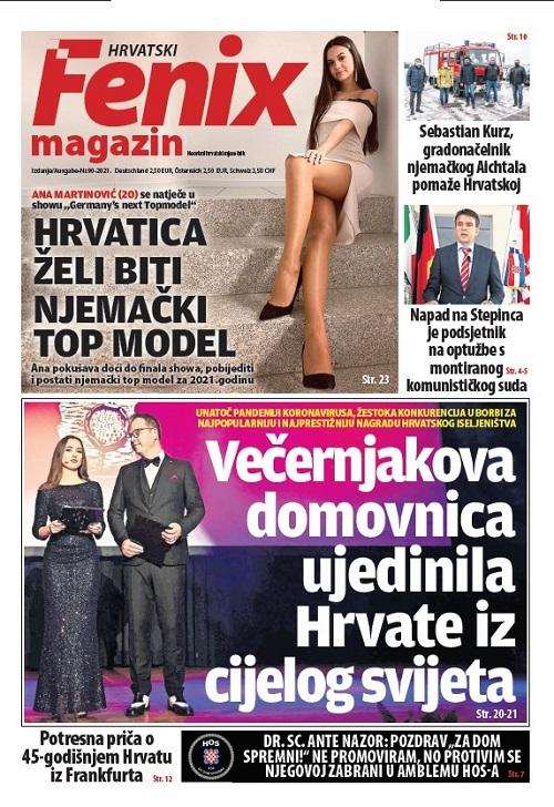 U NOVOM BROJU FENIX MAGAZINA: Zanimljive životne priče, inozemni sport, scena u hrvatskom iseljeništvu...