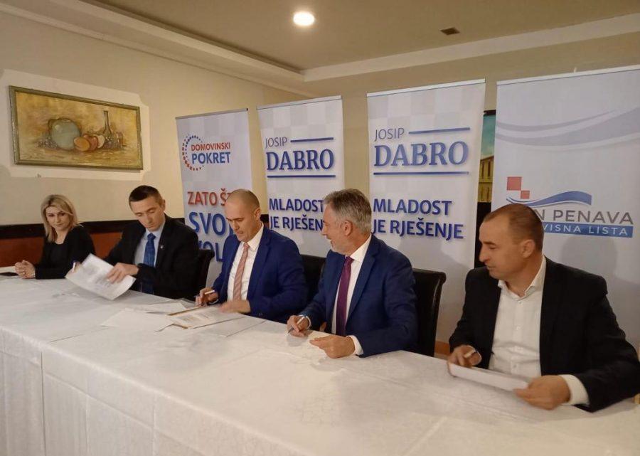 Škoro, Dabro, Penava i Matić potpisali sporazum o izbornoj suradnji