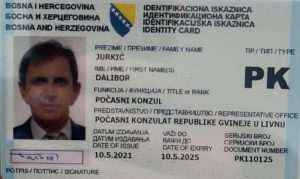 LIVNJAK IZ FRANKFURTA POČASNI KONZUL GVINEJE: Dalibor Jurkić imenovan počasnim konzulom Gvineje u Bosni i Hercegovini