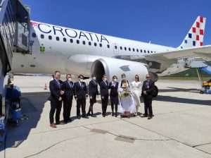 (FOTOGALERIJA) SVEČANO U ČILIPIMA: Iz Frankfurta u ZL Dubrovnik sletio prvi ovogodišnji zrakoplov Croatia Airlinsa