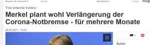 NJEMAČKI MEDIJI: Angela Merkel planira produljiti "hitnu kočnicu" do 30. rujna? NJEMAČKI MEDIJI: Angela Merkel planira produljiti "hitnu kočnicu" do 30. rujna?