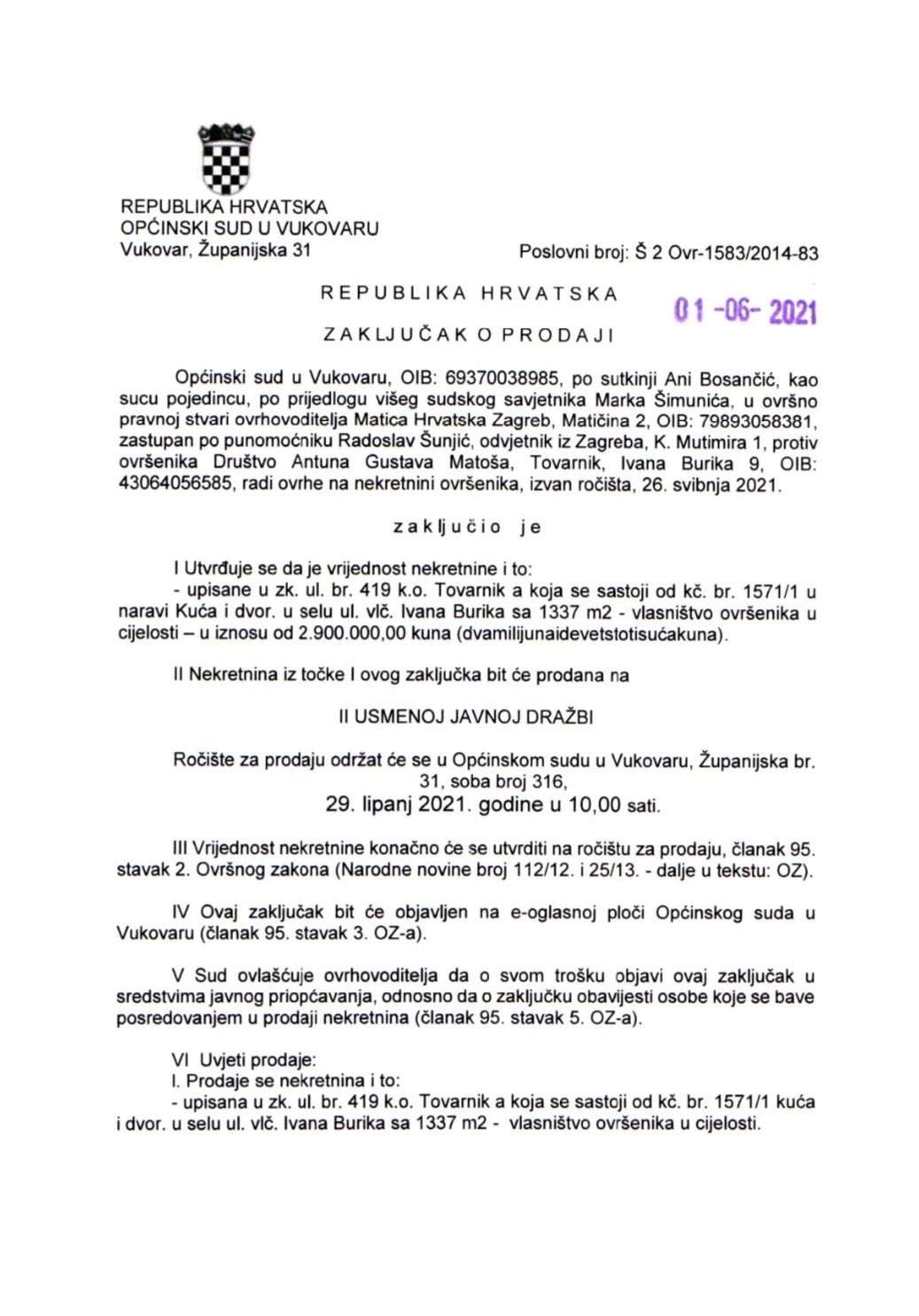 PROGLAS HČSP-a: Spasimo rodni dom pravaša i književnika Antuna Gustava Matoša! PROGLAS HČSP-a: Spasimo rodni dom pravaša i književnika Antuna Gustava Matoša!
