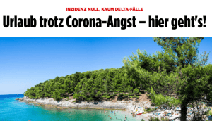NJEMAČKI MEDIJI O HRVATSKOJ: Die Zeit i Bild pišu kako je Hrvatska sigurna turistička destinacija NJEMAČKI MEDIJI O HRVATSKOJ: Die Zeit i Bild pišu kako je Hrvatska sigurna turistička destinacija