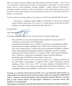 HORVATINČIĆ UPUTIO DOPIS JAVNOSTI: Žrtva sam medijske harange i neprofesionalnog izvještavanja