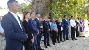 (VIDEO) TRSTENO KOD DUBROVNIKA: Odana počast za 36 imotskih branitelja poginulih u obrani Dubrovnika