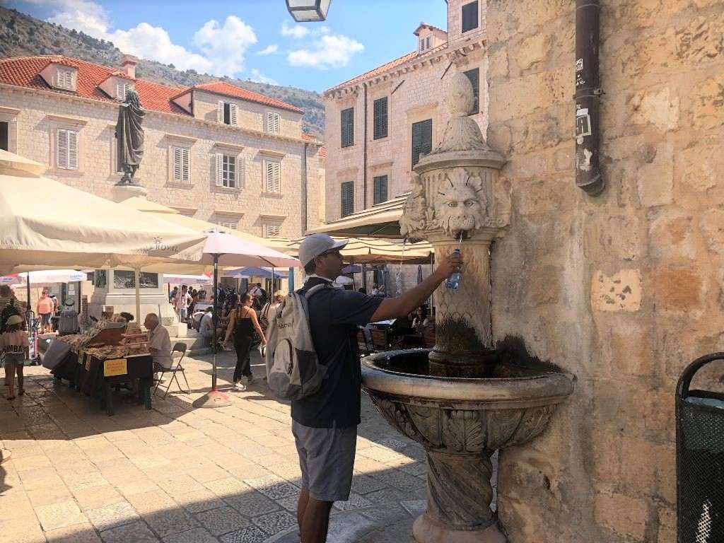 Dubrovnik voda fontana