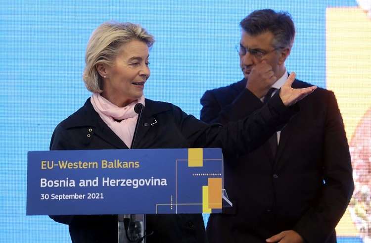 Plenkovic i Von der Leyen na otvaranju mosta Svilaj