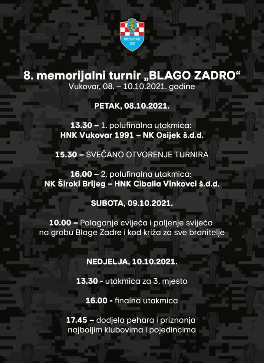 (VIDEO) POZIV HRVATSKOM ISELJENIŠTVU: Podržite HNK Vukovar i njegov 8. Memorijalni turnir "Blago Zadro"