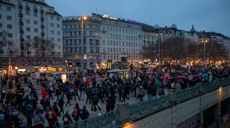 prosvjednici bec