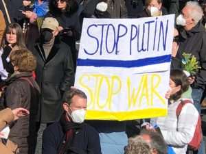 FRANKFURT/MÜNCHEN/STUTTGART: Zaustavite Putina! - Na tisuće prosvjednika u Njemačkoj izrazili solidarnost s ukrajinskim narodom
