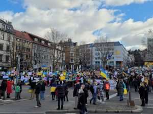 FRANKFURT/MÜNCHEN/STUTTGART: Zaustavite Putina! - Na tisuće prosvjednika u Njemačkoj izrazili solidarnost s ukrajinskim narodom