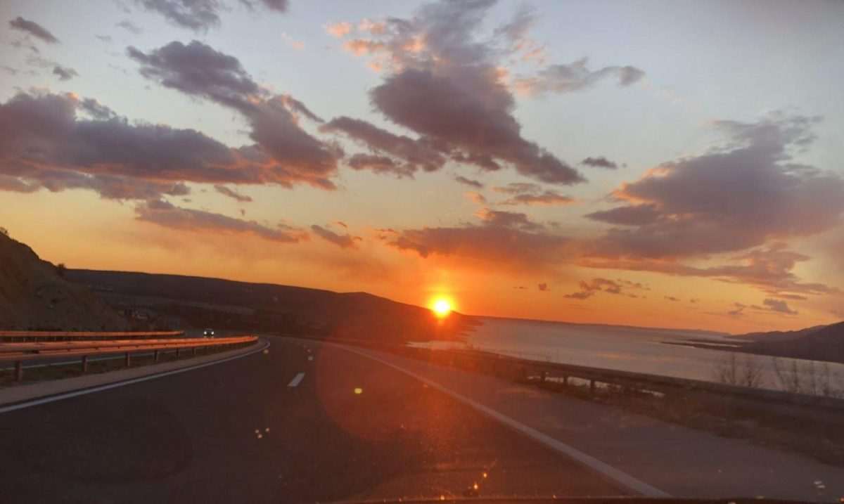 zalazak sunca autocesta A1